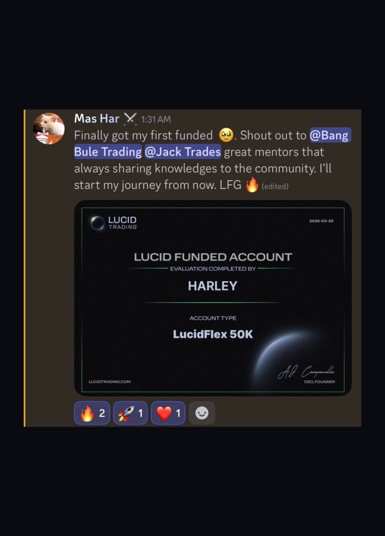 Testimoni trader member JW Trading Academy