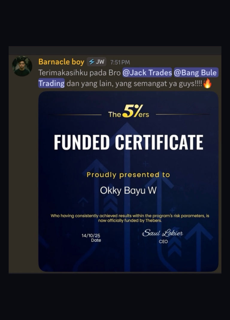 Testimoni trader member JW Trading Academy