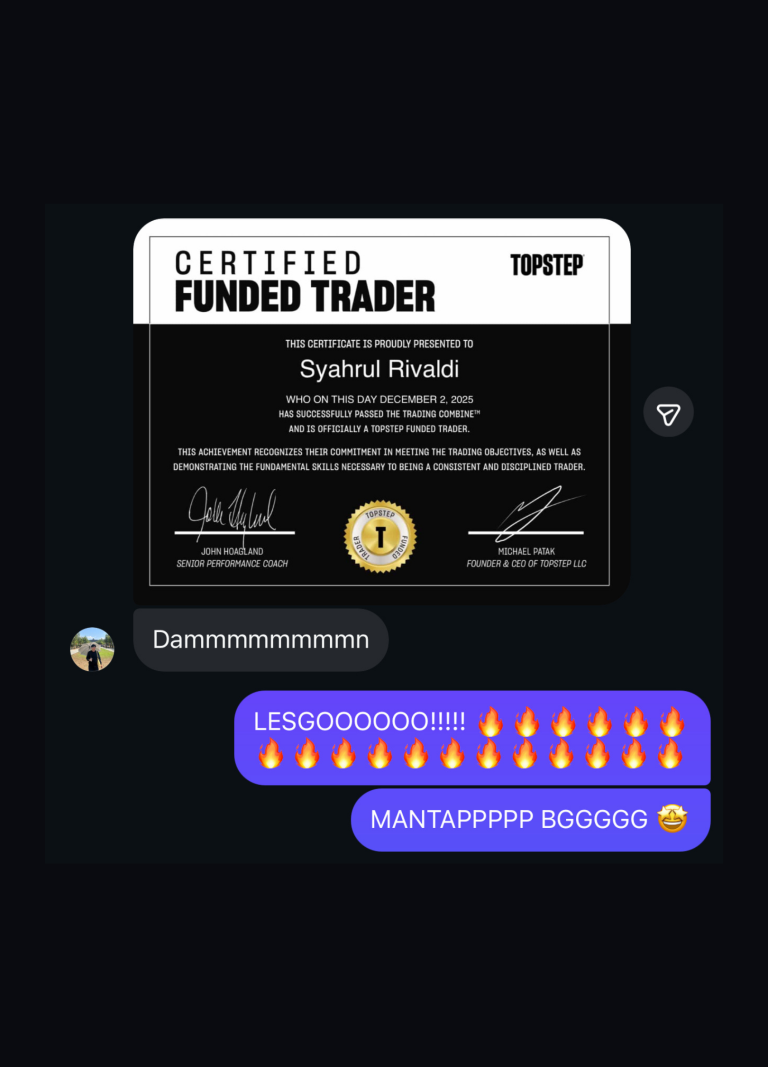 Testimoni trader member JW Trading Academy